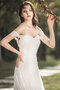 Robe de mariée avec sans manches accrocheur romantique femme branché naturel