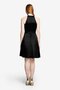 Robe demoiselle d'honneur bref manche nulle avec chiffon a-ligne
