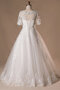 Robe de mariée cordon en grandes tailles en satin brillant naturel