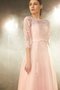 Robe de bal decoration en fleur ligne a de princesse en tulle col en bateau