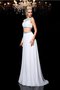 Robe de bal longue manche nulle ligne a jusqu'au sol 2 pice