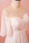 Robe de mariée au jardin cordon a-ligne divin spécial