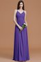 Robe demoiselle d'honneur de princesse ligne a ruché manche nulle avec chiffon