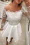 Robe fête de la rentrée exquis en chiffon de princesse avec perle courte