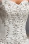 Robe de mariée brillant romantique col en forme de cœur broder ligne a