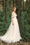 Robe de mariée en tout plein air unique manche nulle formelle femme branché