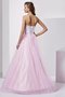 Robe de quinceanera naturel longue manche nulle avec perle de mode de bal