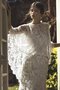 Robe de mariée naturel derniere tendance luxueux avec mousseline en dentelle