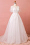 Robe de mariée avec perle en grandes tailles excellent luxueux longue