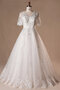 Robe de mariée cordon en grandes tailles en satin brillant naturel