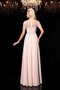 Robe de bal longue longueur au ras du sol ligne a de princesse col en bateau