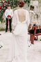 Robe de mariée plissage à la mode simple ballonné de traîne courte