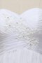Robe de mariée naturel avec chiffon avec lacets manche nulle au bord de la mer