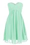 Robe demoiselle d'honneur plissage de bustier de tour de ceinture empire avec zip a-ligne