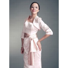 En taffetas rose ancienne | Timeless Bolero simple - Photo 2