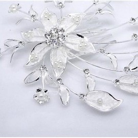 Avec Eye Catching cristal moderne bijoux de mariée - Photo 2