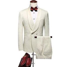 Hommes costumes pour mariage double boutonnage costumes blazer d'honneur marié masculin