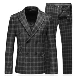 Homme smart hommes costumes décontracté ensemble marque