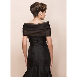 Organza noir Chic | plis modernes Bolero - Photo 2