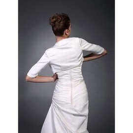 Taffetas blanc Vintage | plis Timeless Bolero - Photo 2