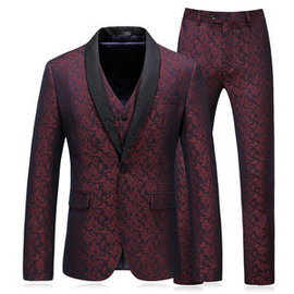 3 pièces de mode hommes conceptions slim fit hommes costume de mariage