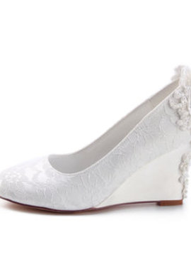 Chaussures pour femme éternel romantique compensées printemps luxueux