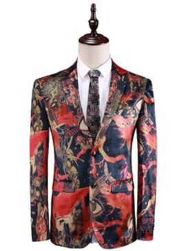 Costume gentleman tendance parti personnalité asiatique taille