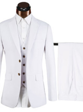 Affaires veste + pantalon + gilet solide de mariage hommes hommes blazer