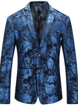 Nouveauté slim costumes blazers mode décontracté impression florale