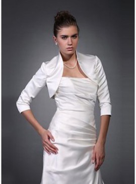 Modeste Simple taffetas blanc Bolero