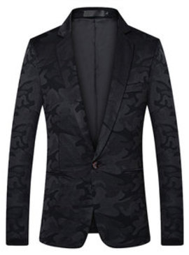 Imprimé blazer hommes smoking mâle vestes asiatique taille