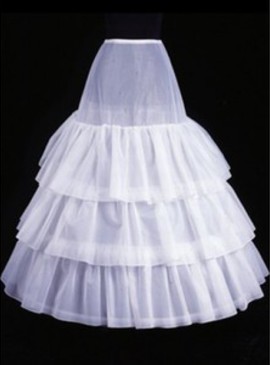 Confortable cheville volants Une Ligne | crinolines Princesse