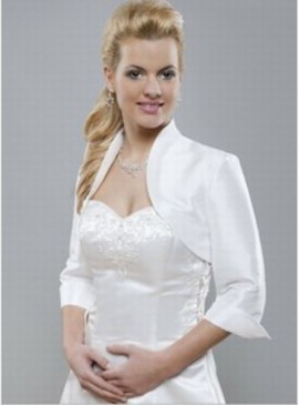 Taffetas blanc Chic Bolero simple