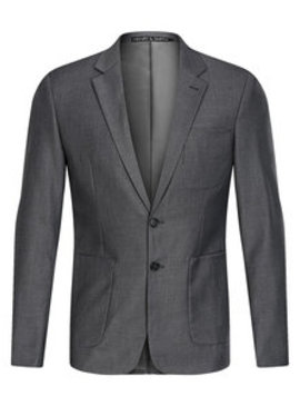 Grande taille costumes gris vestes mâle marque blazer
