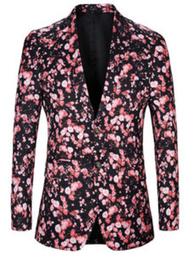 Costume de luxe noir marque blazers occasionnels printemps