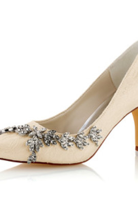 Chaussures de mariage printemps eté dramatique talons hauts taille réelle du talon 3.15 pouce