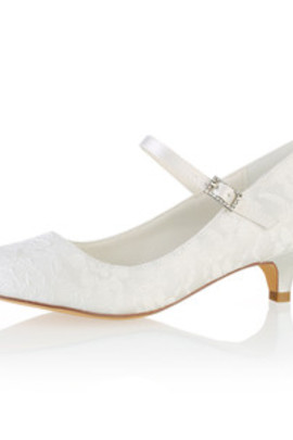 Chaussures pour femme romantique taille réelle du talon 1.57 pouce printemps