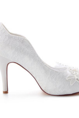 Chaussures de mariage moderne charmante plates-formes automne hiver talons hauts élégant