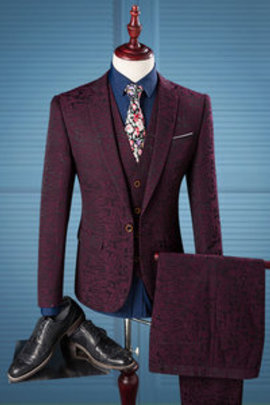 Costumes blazer britannique 4xl mode 3 pièces veste + pantalon + gilet costume ensemble
