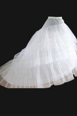 Elégant | Modeste dramatique pinceau train Une ligne | Princesse crinolines