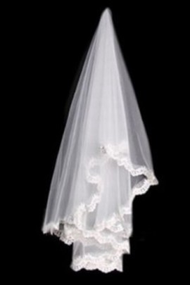 Ourlet de dentelle courte Belle Voile de mariage