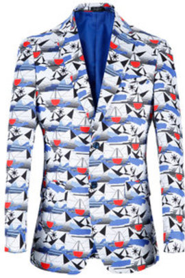 Conception pochette costume manteau imprimer veste