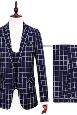 Formelle blazer pantalon plaid décontracté europe mariage