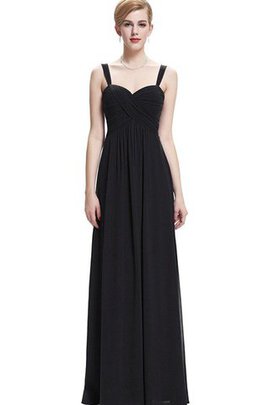 Robe demoiselle d'honneur manche nulle en chiffon v col profonde v encolure croisade