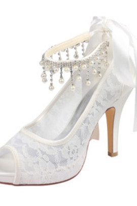 Chaussures de mariage dramatique plates-formes hauteur de plateforme 0.59 pouce talons hauts
