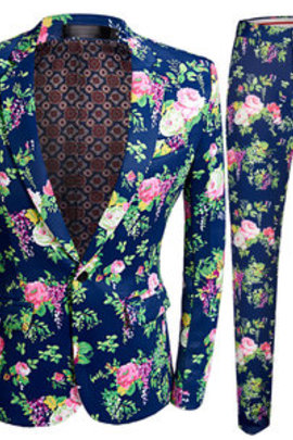 Fleur costume coréenne décontracté costumes pantalon