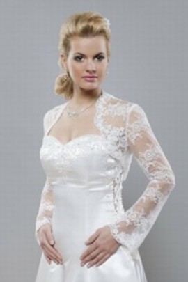 Modeste White Lace Bolero Dentelle Hem