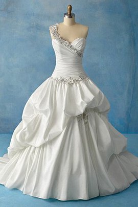 Robe de mariée elegante dans l'eglise de mode de bal de traîne courte en salle