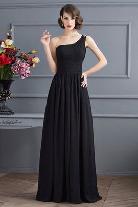 Robe mère de mariée longue ligne a avec chiffon manche nulle fermeutre eclair