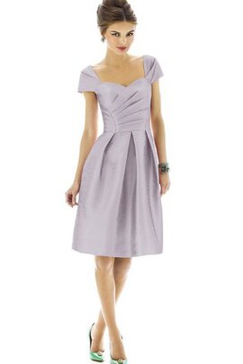 Robe demoiselle d'honneur bref derniere tendance a-ligne manche nulle